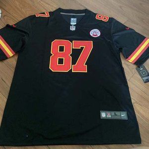 Kansas City Chiefs Travis Kelce Black #87 NFL Jersey